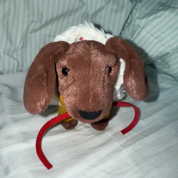 Jellycat retired yellow sweater sausage dog - Picture 3 of 9